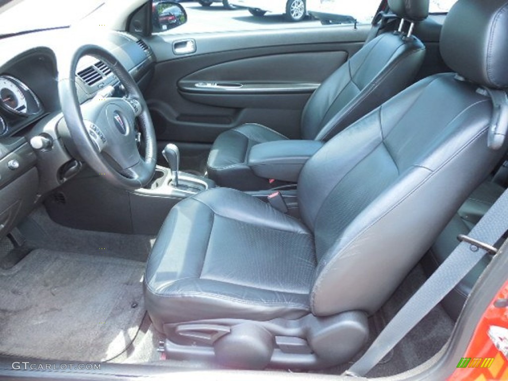 Ebony Interior 2008 Pontiac G5 GT Photo #82023257