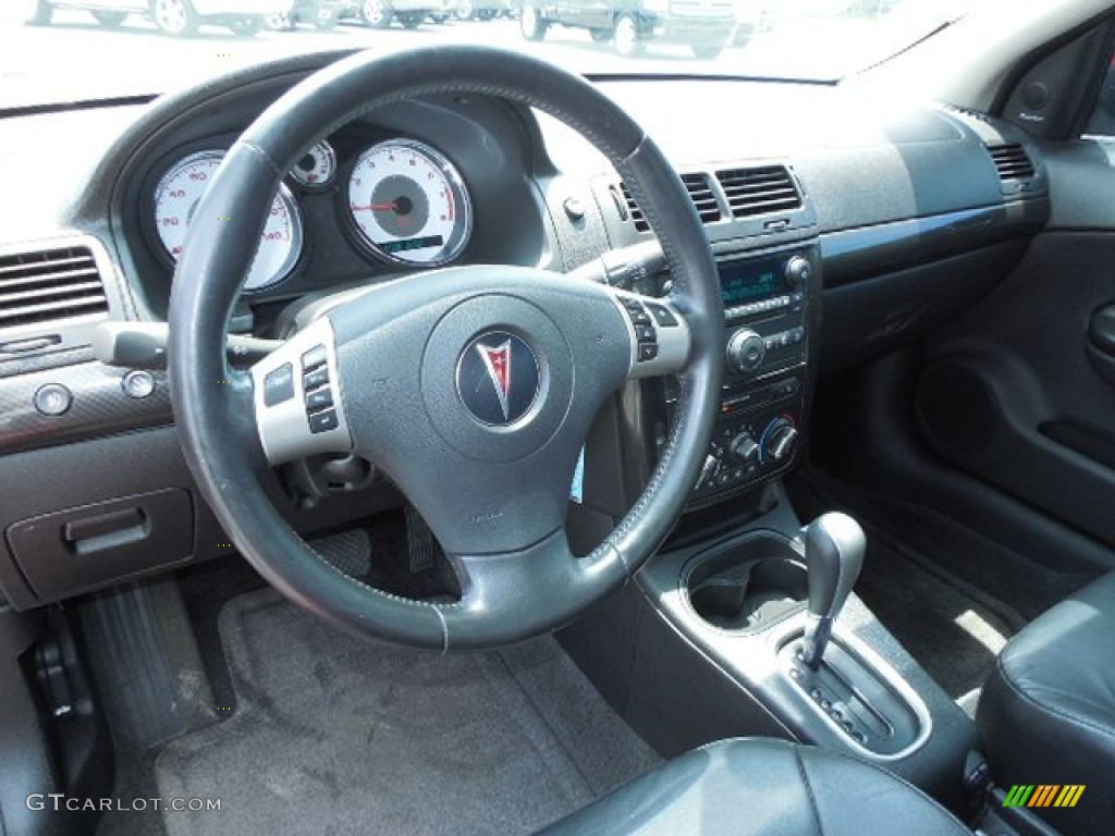 2008 Pontiac G5 GT Ebony Dashboard Photo #82023293