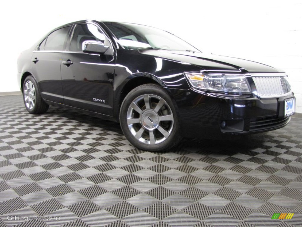 2006 Zephyr  - Black Clearcoat / Dark Charcoal photo #1