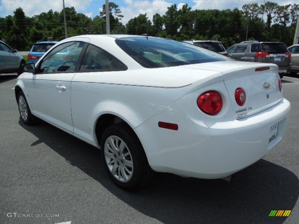 2009 Cobalt LS Coupe - Summit White / Gray photo #3
