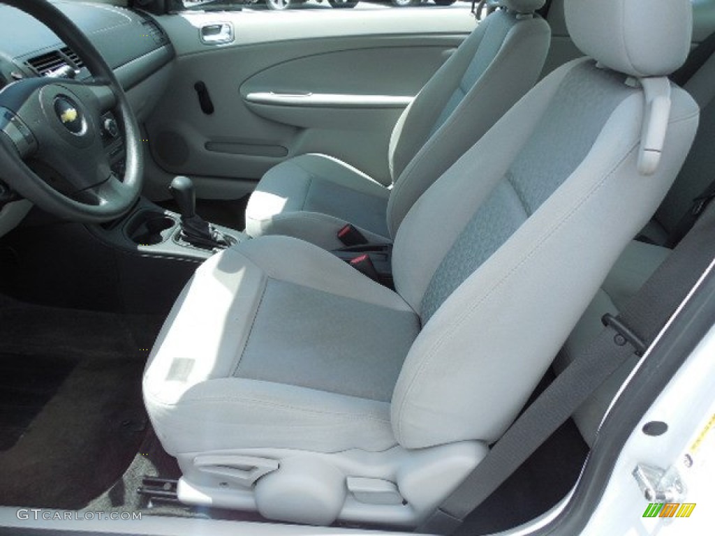 2009 Cobalt LS Coupe - Summit White / Gray photo #4