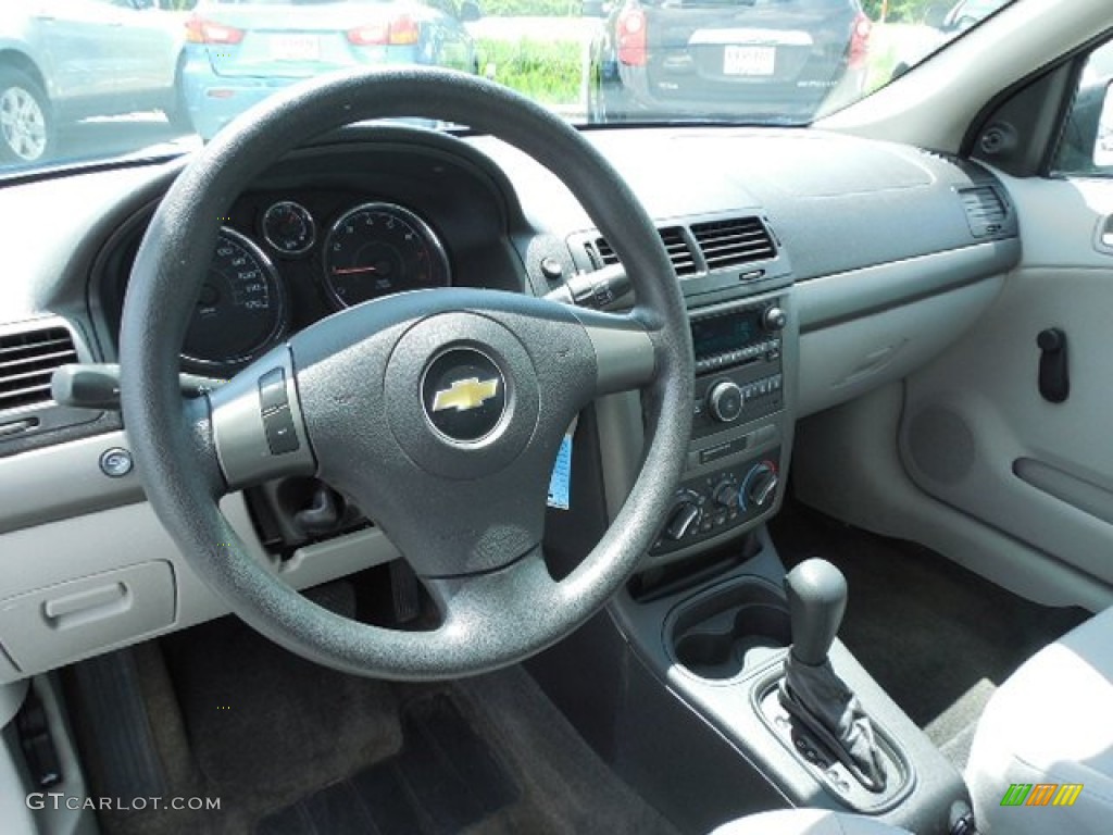 2009 Cobalt LS Coupe - Summit White / Gray photo #6