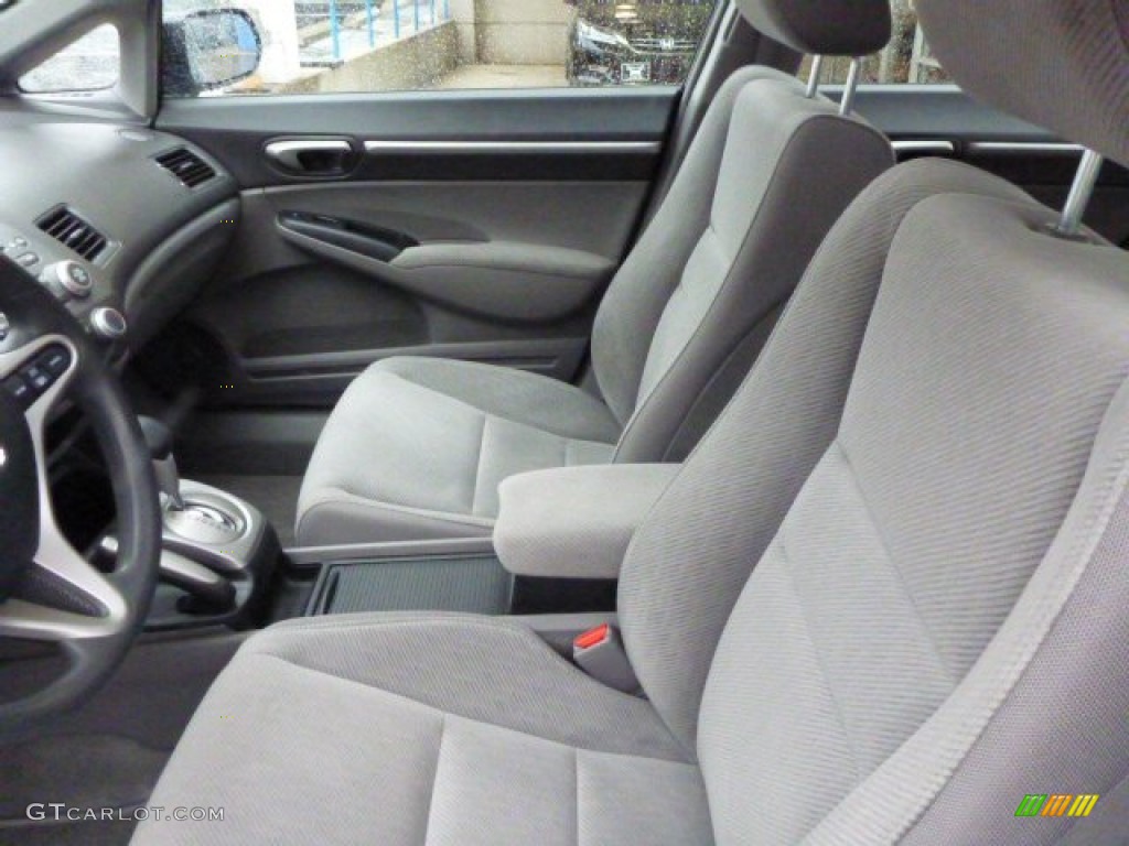 2010 Civic EX Sedan - Crystal Black Pearl / Gray photo #4