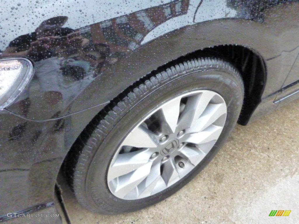 2010 Civic EX Sedan - Crystal Black Pearl / Gray photo #8