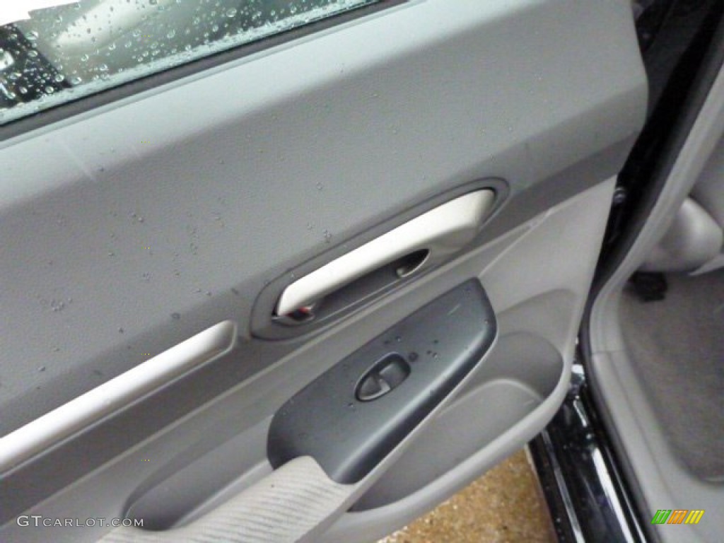 2010 Civic EX Sedan - Crystal Black Pearl / Gray photo #16