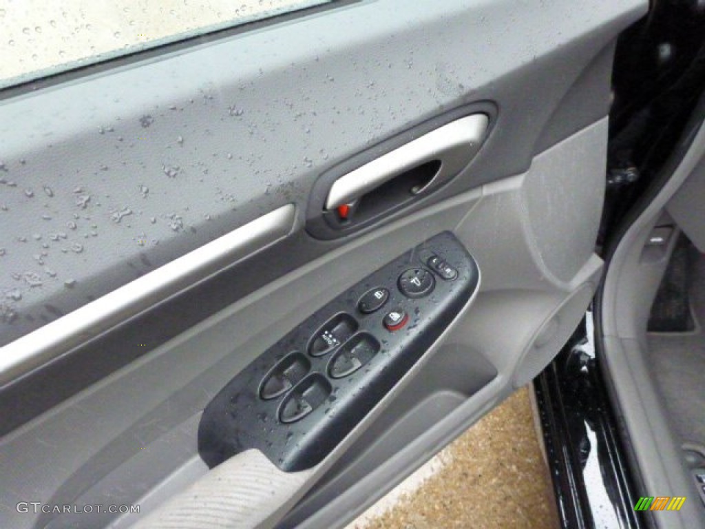2010 Civic EX Sedan - Crystal Black Pearl / Gray photo #17