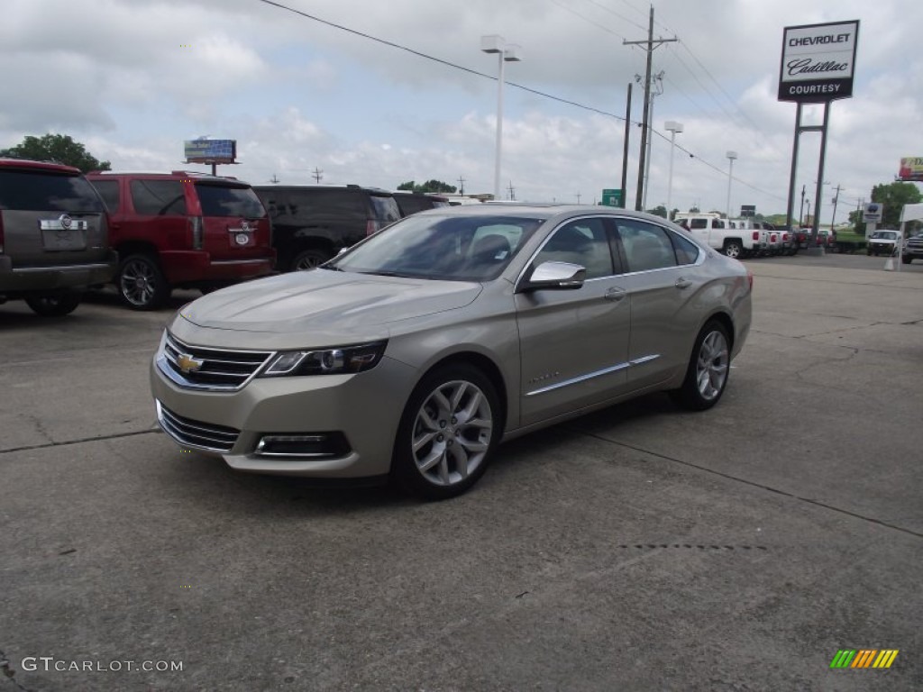 2014 Impala LTZ - Champagne Silver Metallic / Jet Black/Dark Titanium photo #3