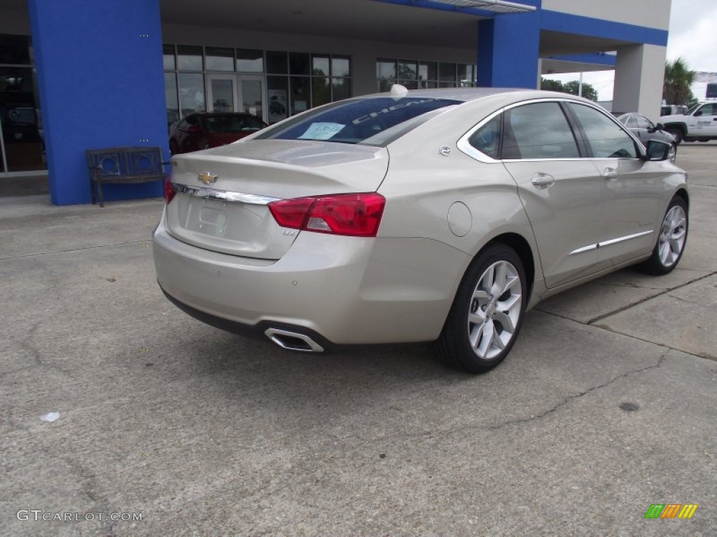 2014 Impala LTZ - Champagne Silver Metallic / Jet Black/Dark Titanium photo #5