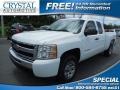 2011 Summit White Chevrolet Silverado 1500 LS Extended Cab  photo #1