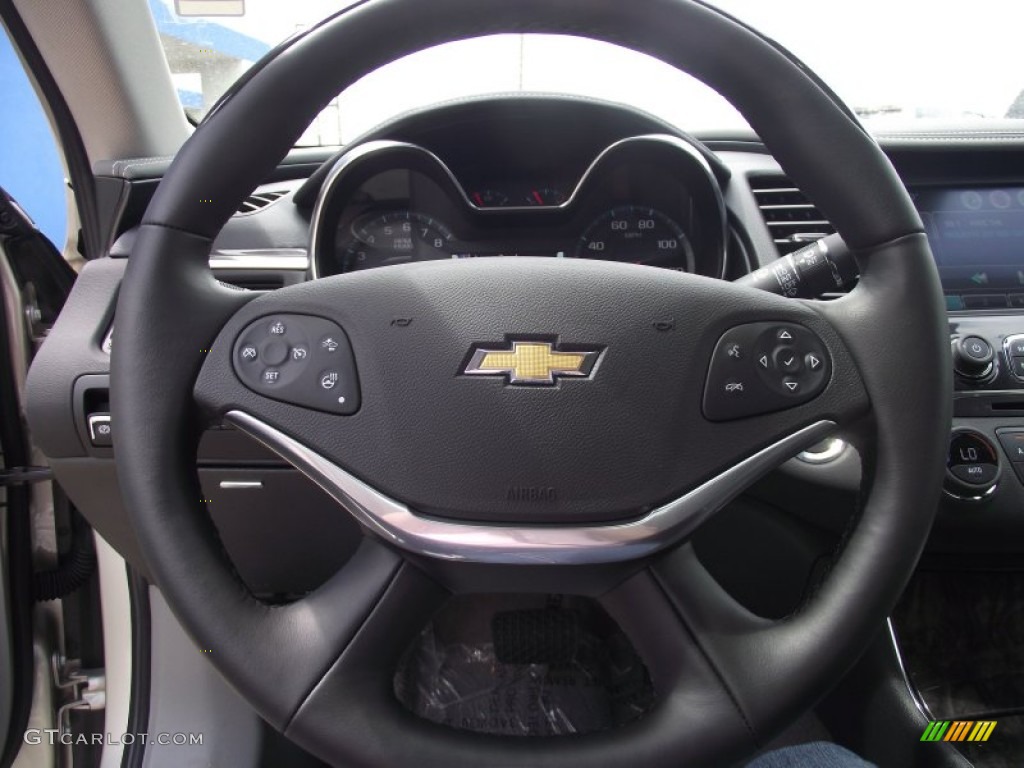 2014 Impala LTZ - Champagne Silver Metallic / Jet Black/Dark Titanium photo #11