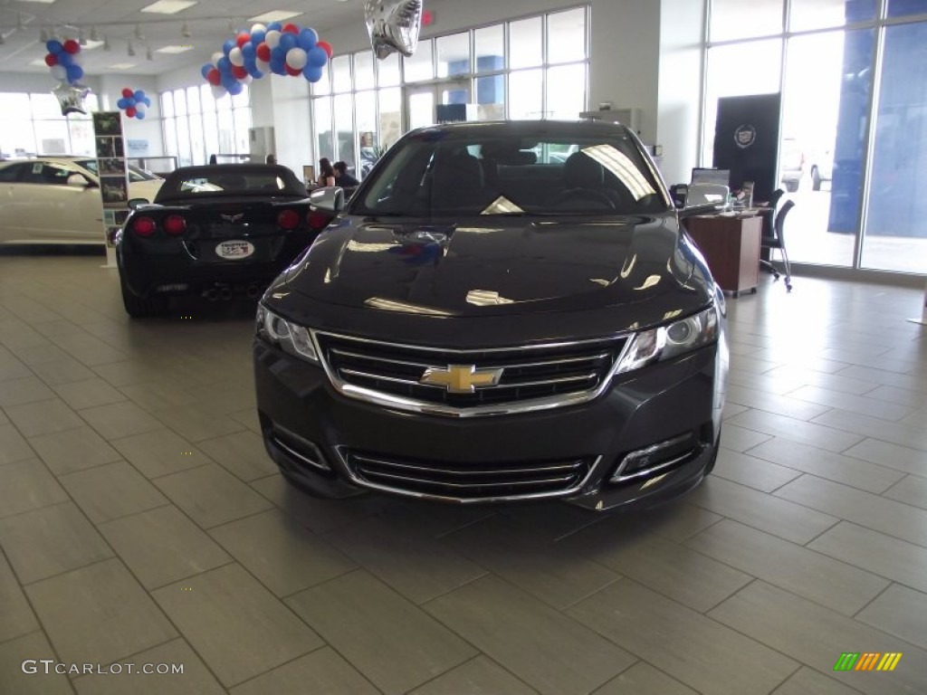 2014 Impala LTZ - Ashen Gray Metallic / Jet Black photo #3