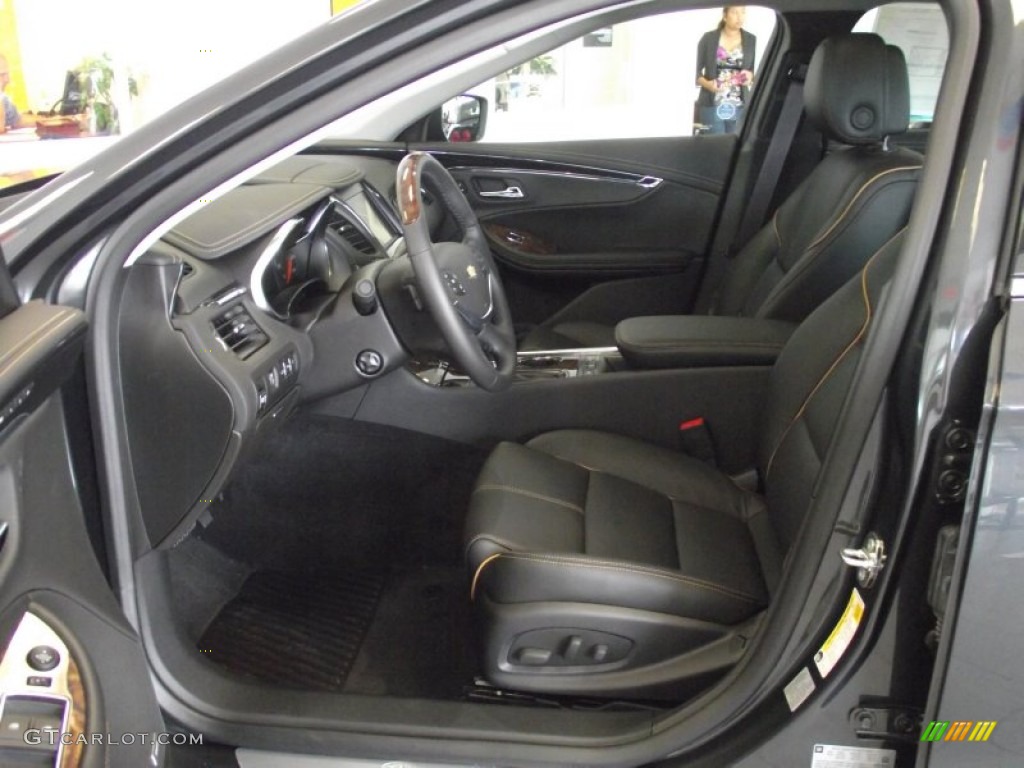 Jet Black Interior 2014 Chevrolet Impala LTZ Photo #82026242