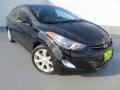 2012 Midnight Black Hyundai Elantra Limited  photo #2