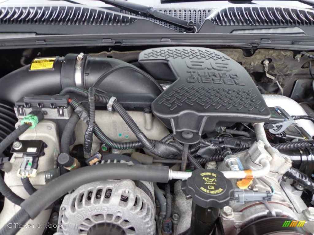 2006 GMC Sierra 3500 SLT Crew Cab 4x4 Dually Engine Photos