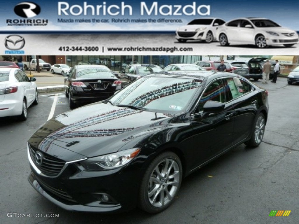 2014 MAZDA6 Grand Touring - Jet Black Mica / Black photo #1