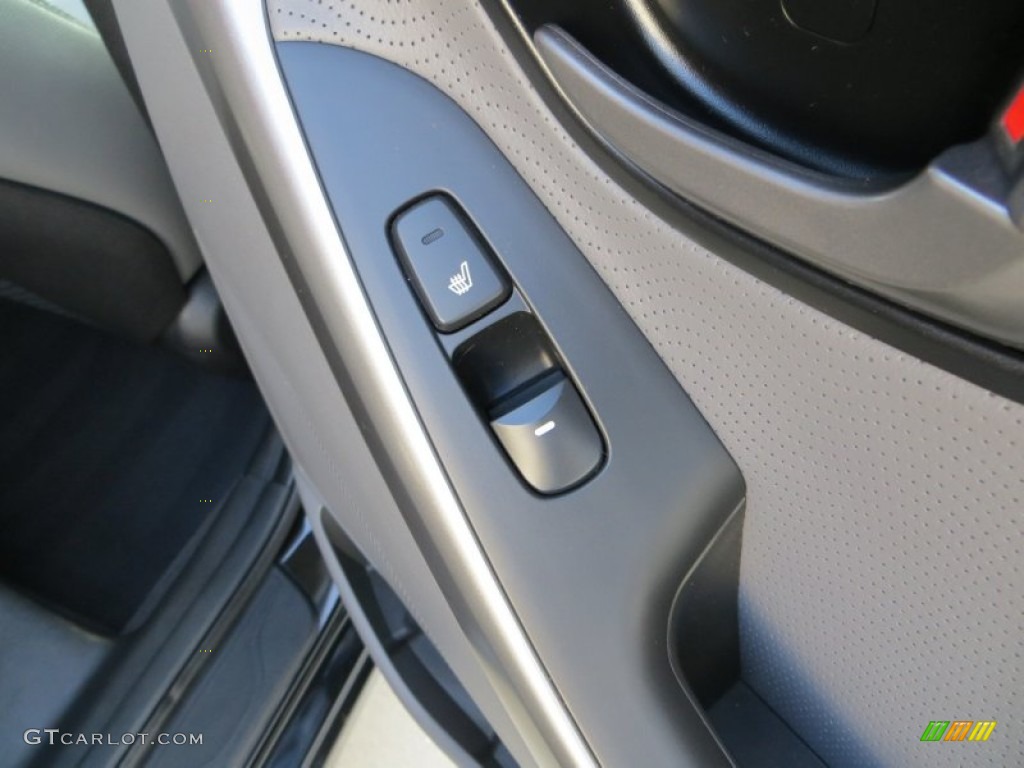 2012 Elantra Limited - Midnight Black / Gray photo #28
