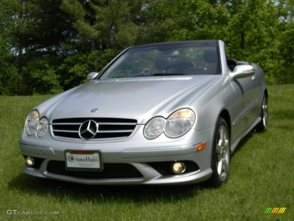 2006 CLK 500 Cabriolet - Iridium Silver Metallic / Black photo #17