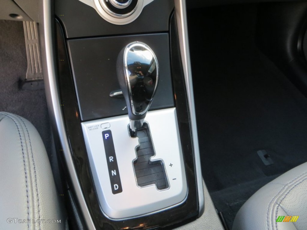 2012 Elantra Limited - Midnight Black / Gray photo #43