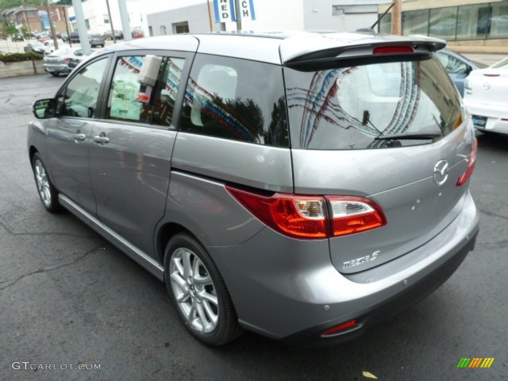 2013 MAZDA5 Touring - Liquid Silver Metallic / Black photo #3