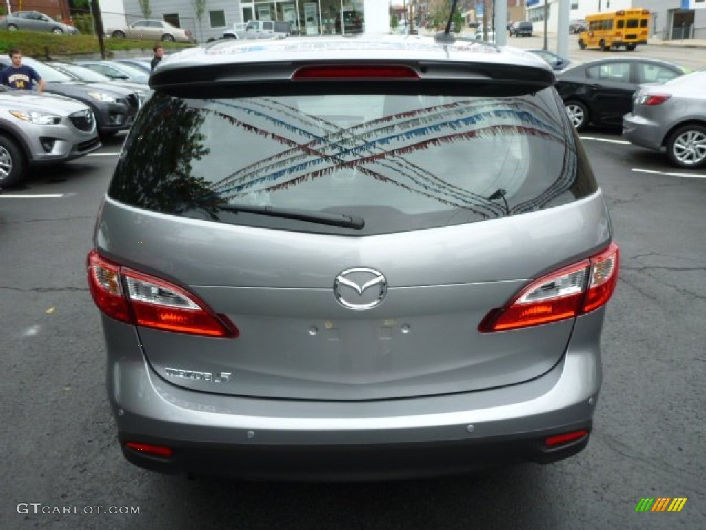 2013 MAZDA5 Touring - Liquid Silver Metallic / Black photo #4