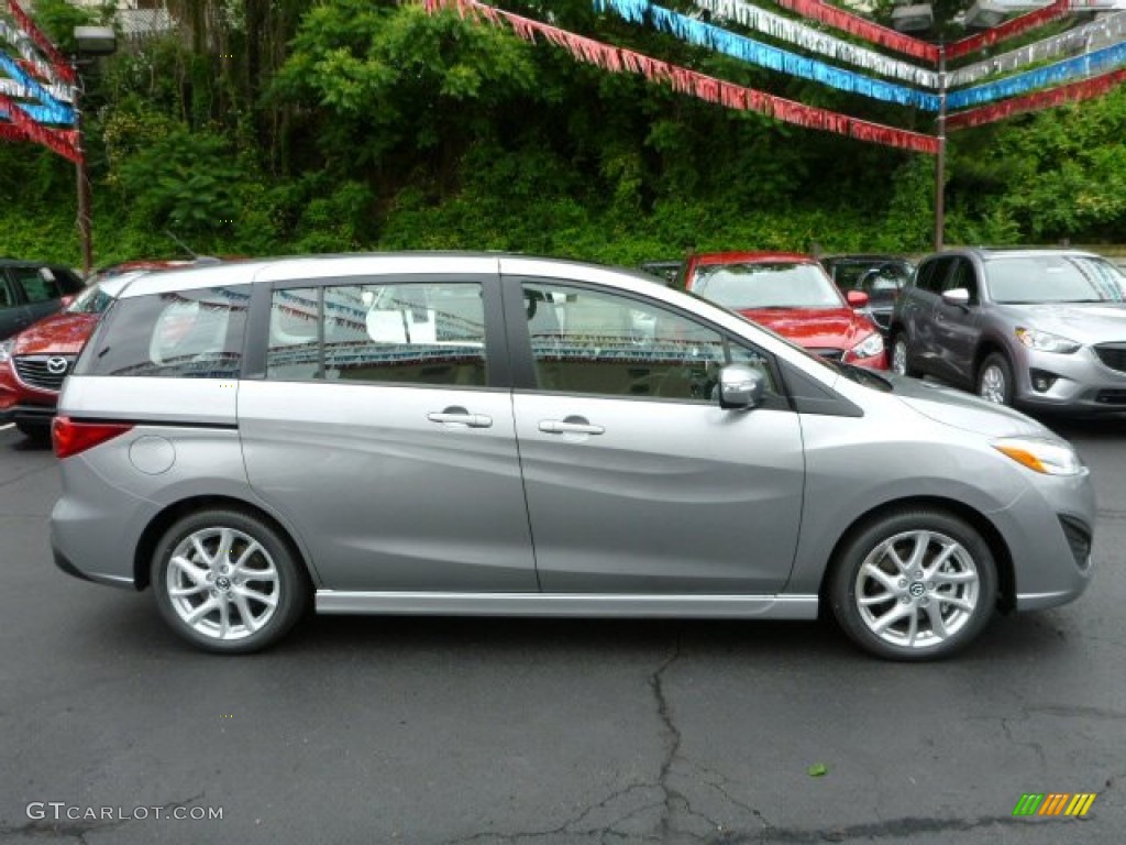 Liquid Silver Metallic 2013 Mazda MAZDA5 Touring Exterior Photo #82027319