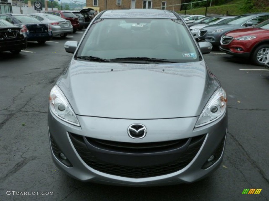 2013 MAZDA5 Touring - Liquid Silver Metallic / Black photo #8