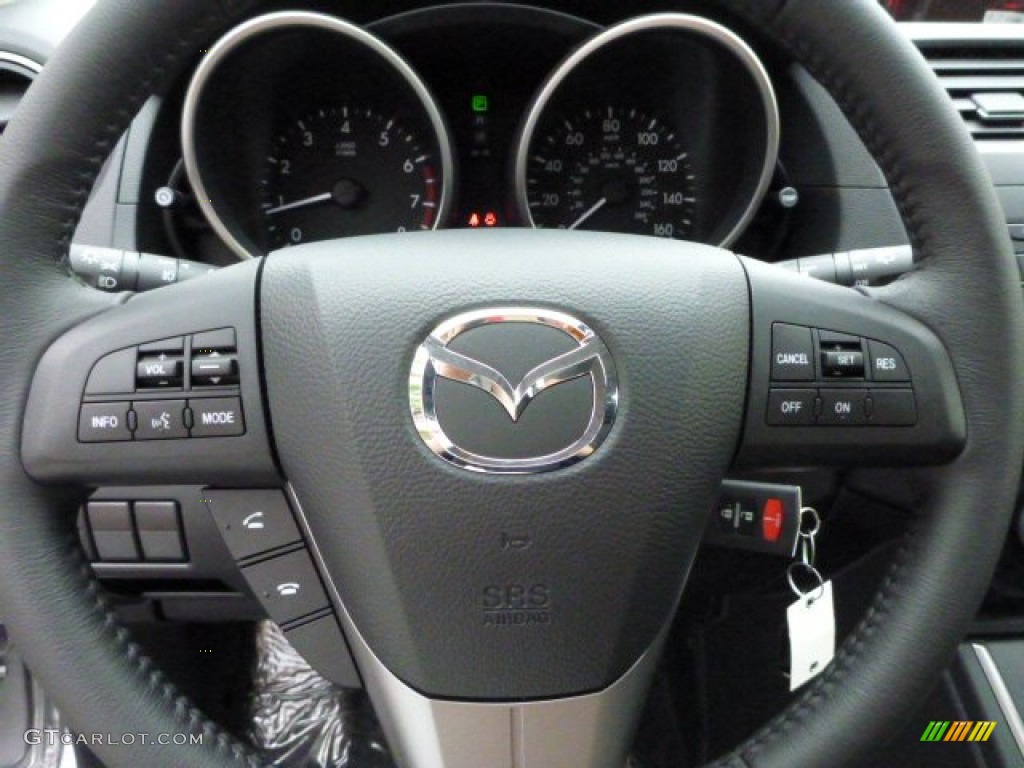 2013 MAZDA5 Touring - Liquid Silver Metallic / Black photo #17
