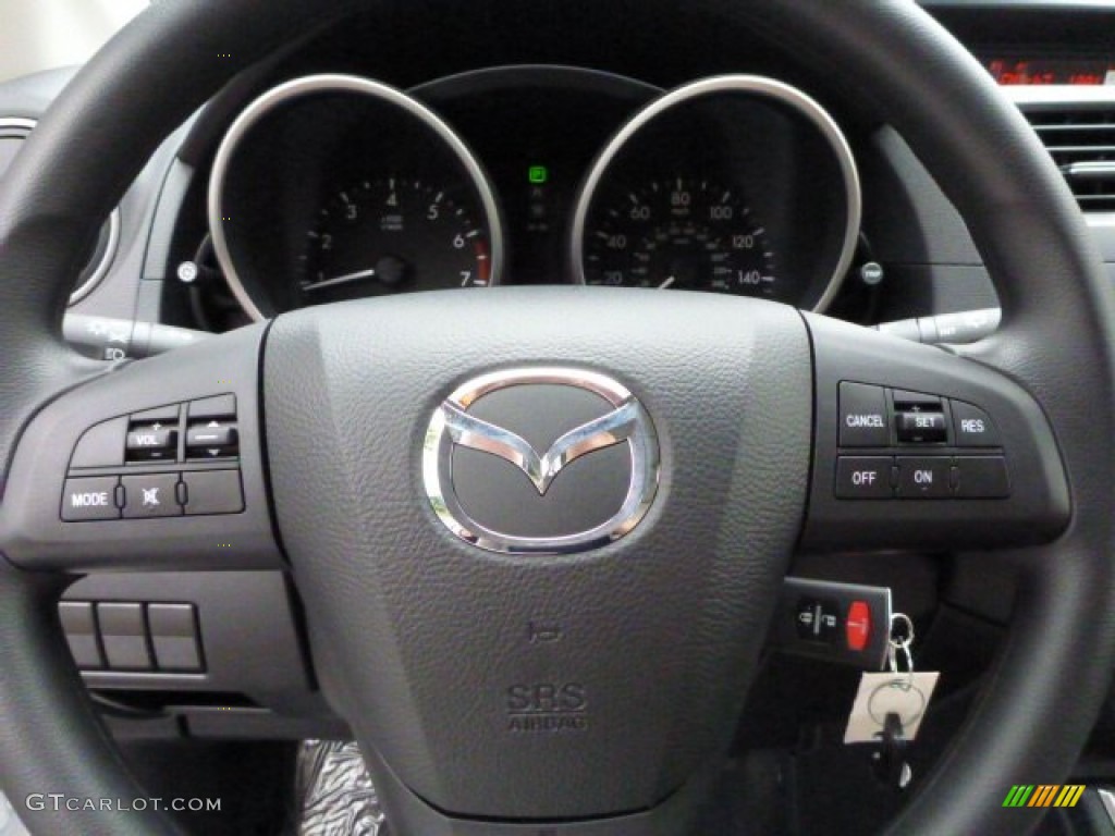 2013 MAZDA5 Sport - Crystal White Pearl / Sand photo #17