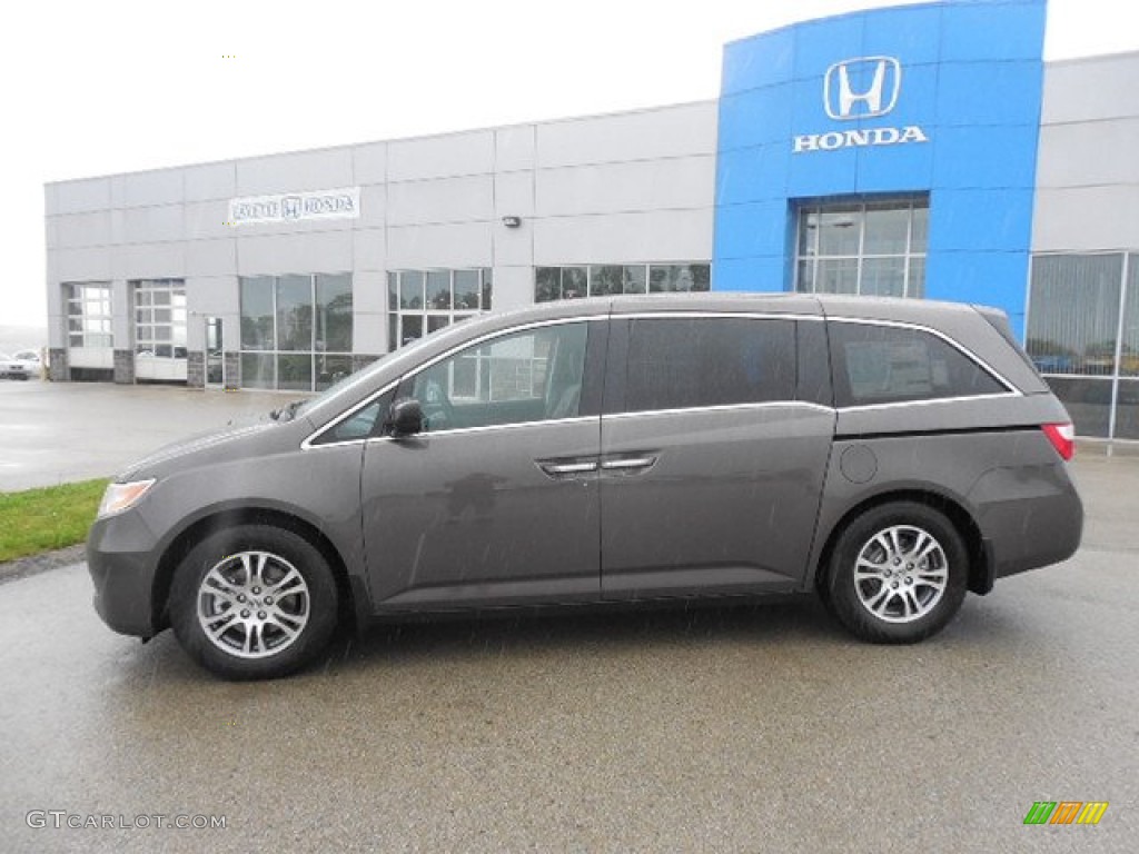 2013 Odyssey EX-L - Smokey Topaz Metallic / Truffle photo #2