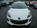 Crystal White Pearl Mica 2013 Mazda MAZDA3 i Sport 4 Door Exterior