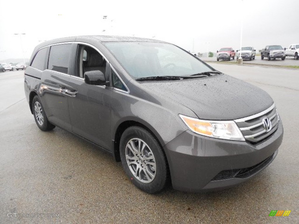 2013 Odyssey EX-L - Smokey Topaz Metallic / Truffle photo #5