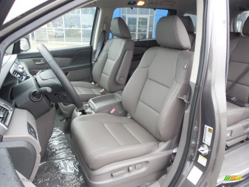 2013 Odyssey EX-L - Smokey Topaz Metallic / Truffle photo #10