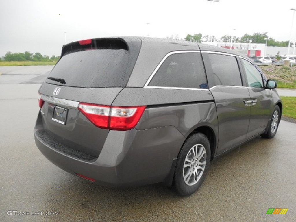2013 Odyssey EX-L - Smokey Topaz Metallic / Truffle photo #18