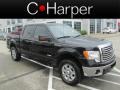 2011 Tuxedo Black Metallic Ford F150 XLT SuperCrew 4x4  photo #1