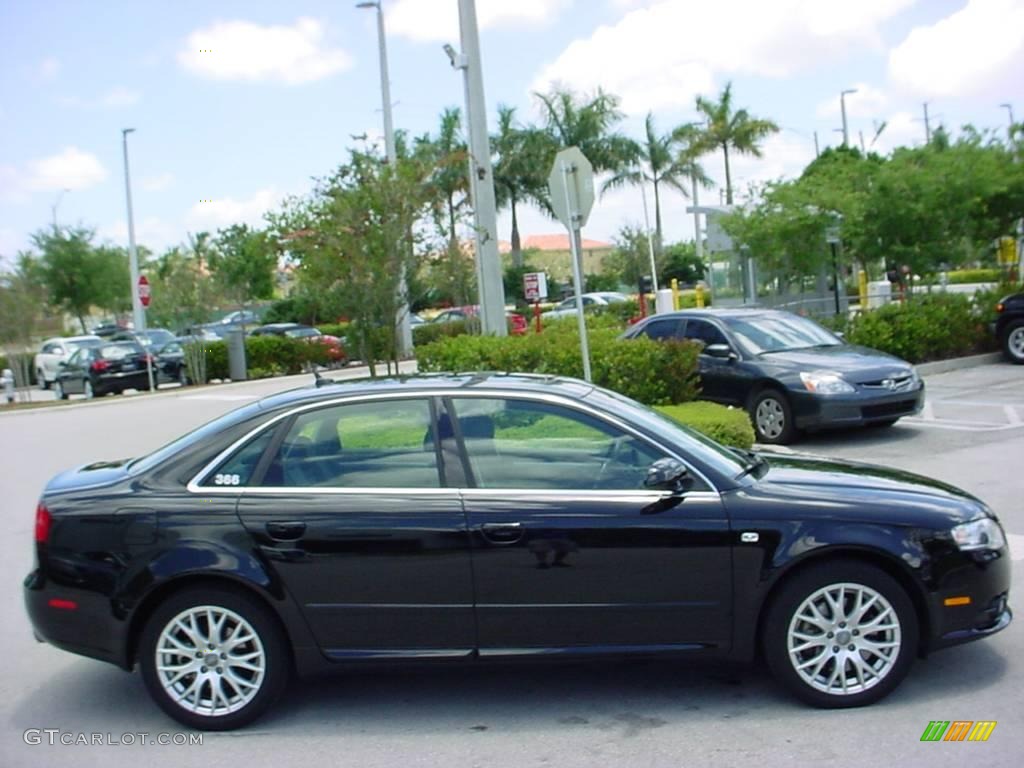 2008 A4 2.0T Special Edition Sedan - Brilliant Black / Black photo #6