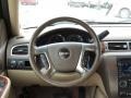 2007 GMC Yukon Light Tan Interior Steering Wheel Photo