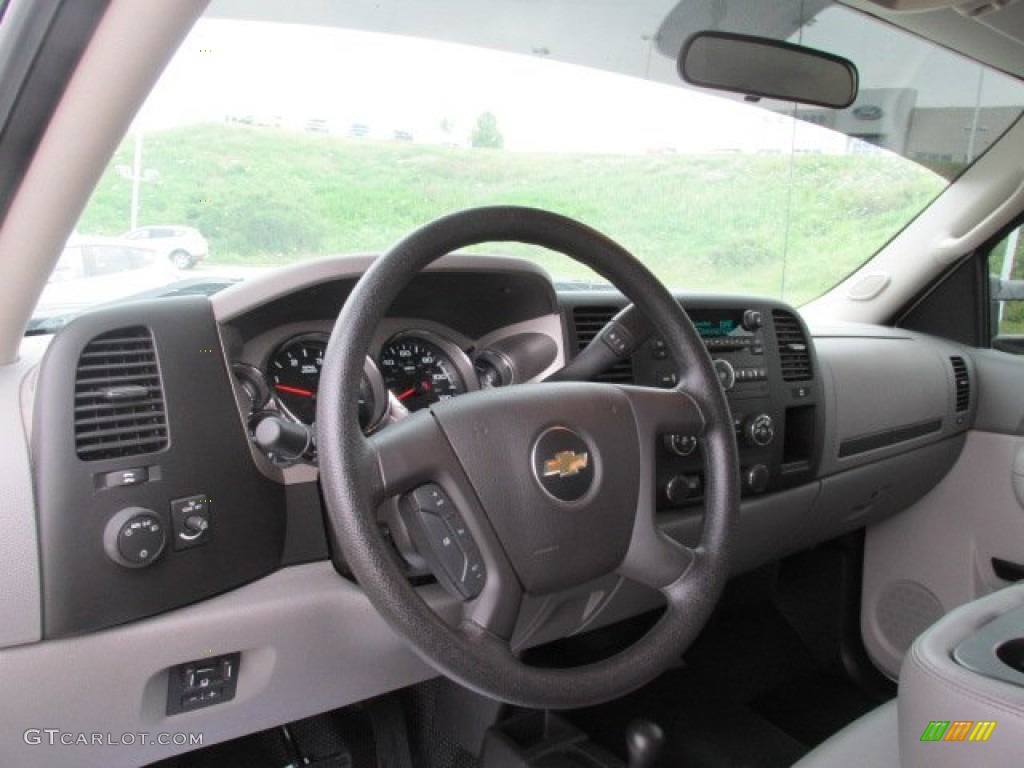 2013 Chevrolet Silverado 3500HD WT Crew Cab 4x4 Dually Dark Titanium Dashboard Photo #82029711