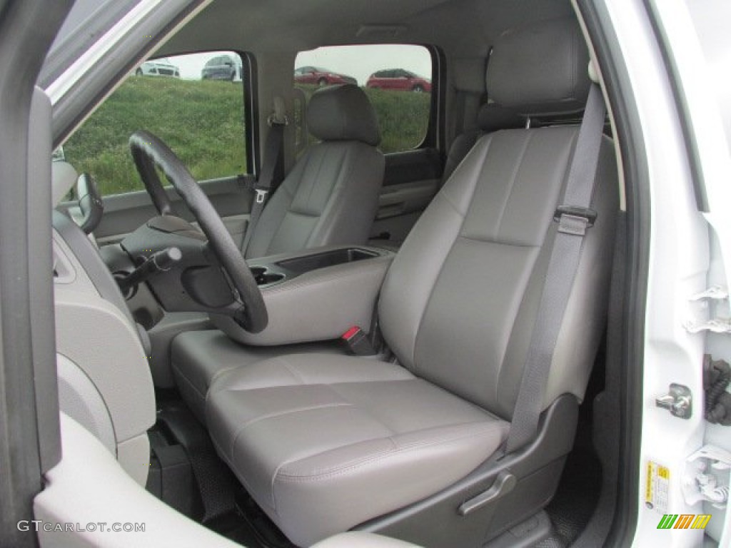 2013 Chevrolet Silverado 3500HD WT Crew Cab 4x4 Dually Front Seat Photo #82029747