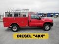 Red Clearcoat - F250 Super Duty XL Regular Cab 4x4 Commercial Photo No. 1