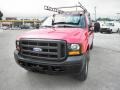 Red Clearcoat - F250 Super Duty XL Regular Cab 4x4 Commercial Photo No. 3