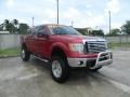 2011 Red Candy Metallic Ford F150 XLT SuperCab 4x4  photo #1
