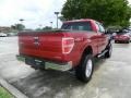 2011 Red Candy Metallic Ford F150 XLT SuperCab 4x4  photo #3