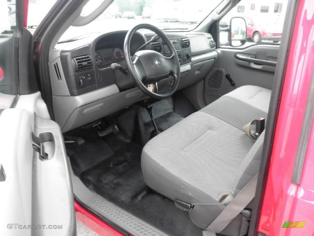 2007 Ford F250 Super Duty XL Regular Cab 4x4 Commercial Interior Color Photos