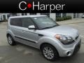 Bright Silver 2013 Kia Soul +