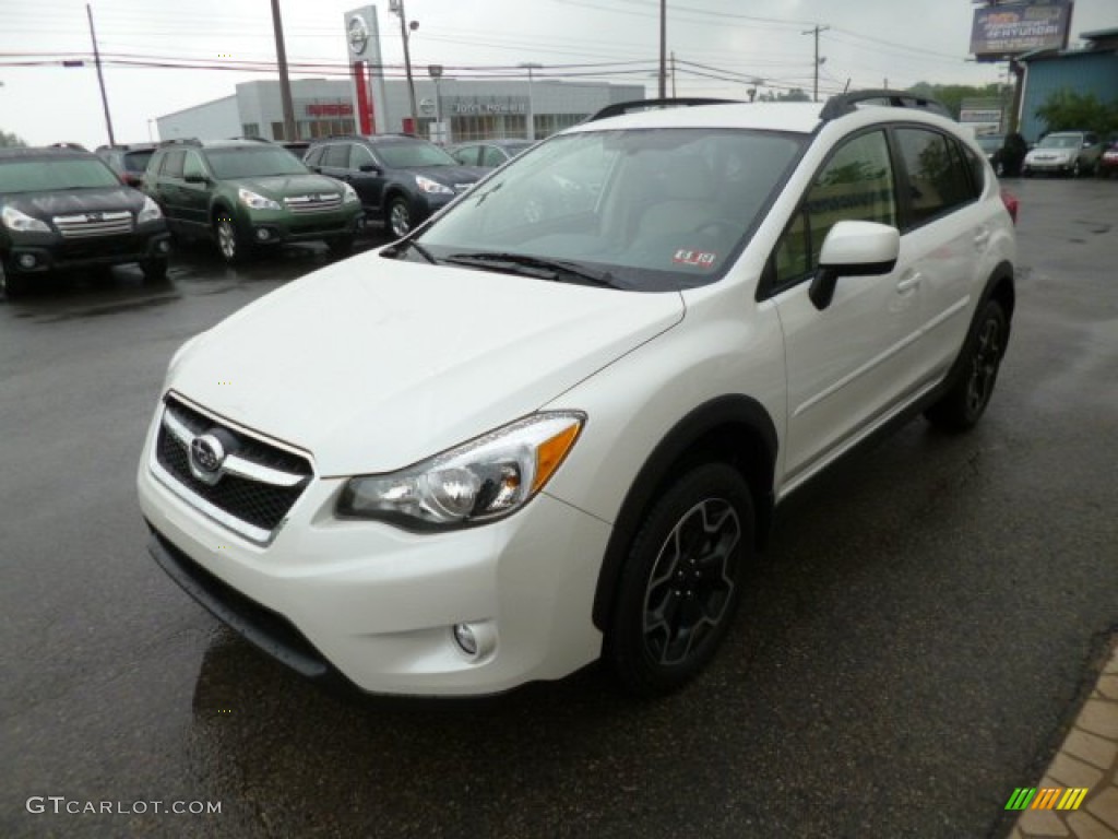 2013 XV Crosstrek 2.0 Premium - Satin White Pearl / Ivory photo #3