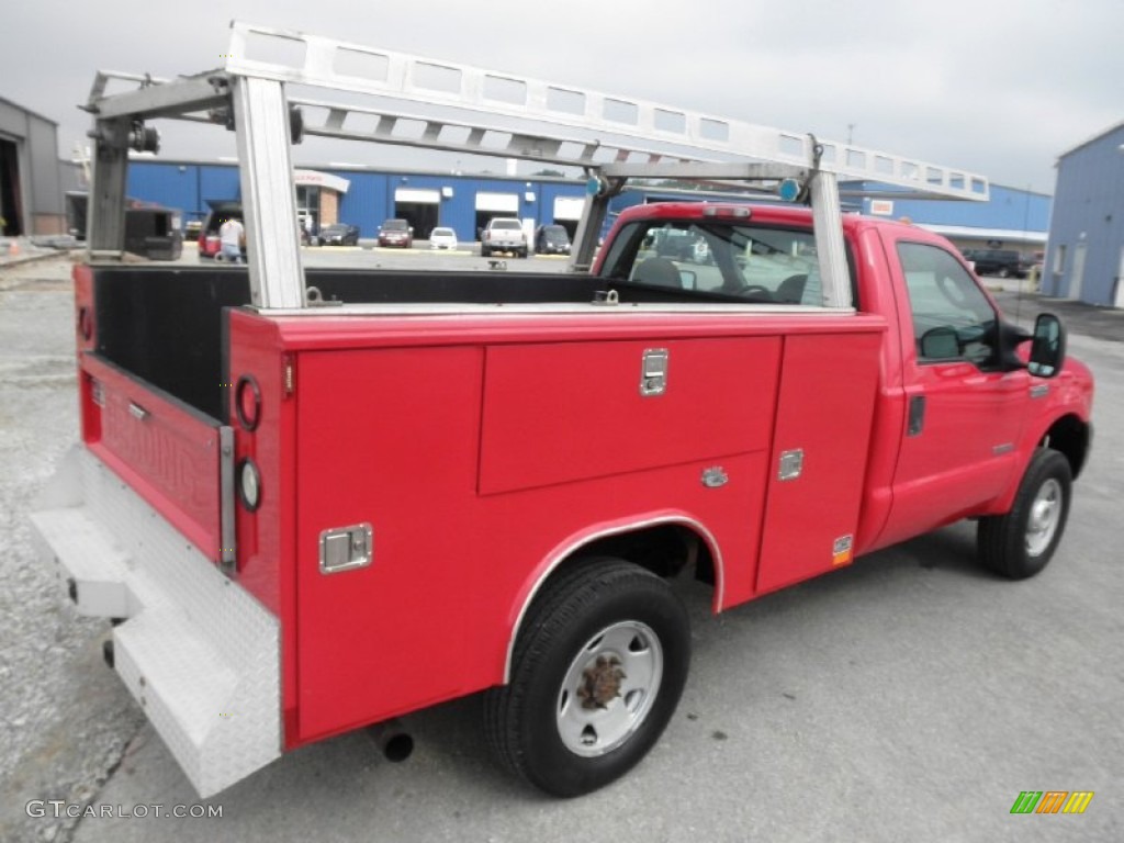Red Clearcoat 2007 Ford F250 Super Duty XL Regular Cab 4x4 Commercial Exterior Photo #82030457