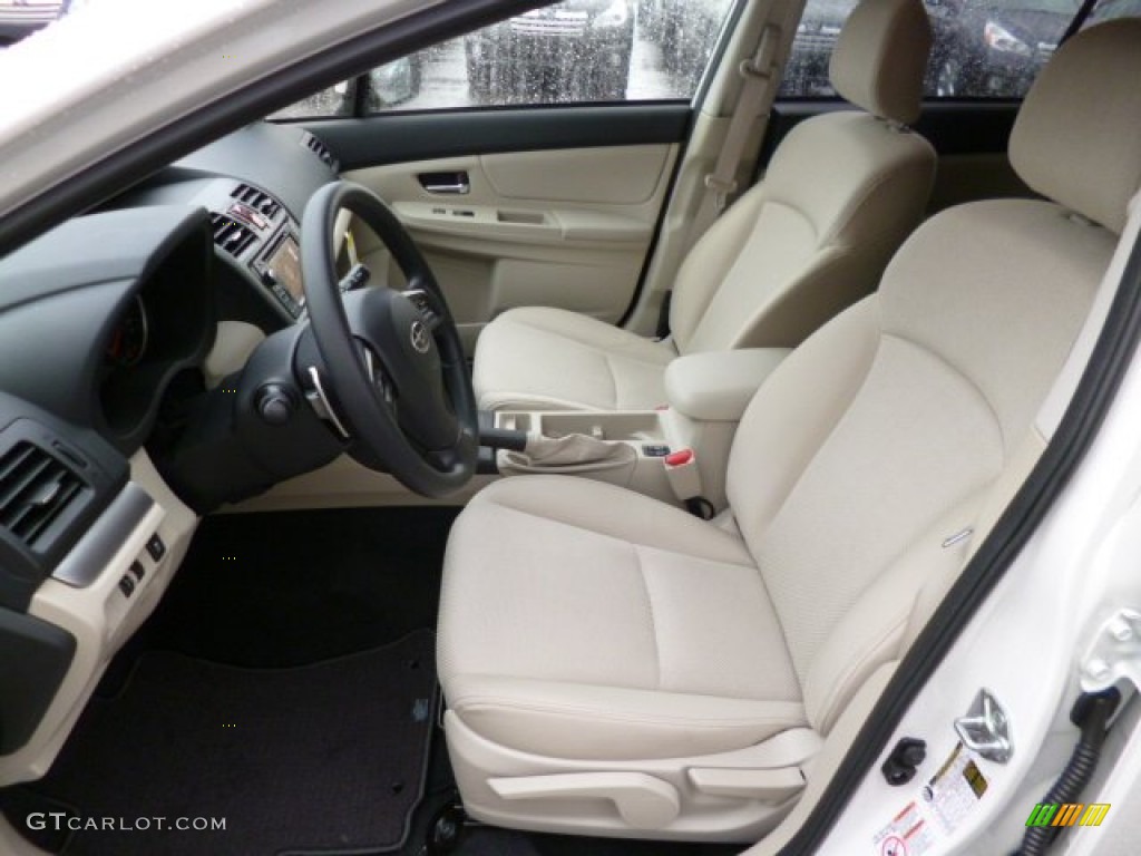 2013 XV Crosstrek 2.0 Premium - Satin White Pearl / Ivory photo #14