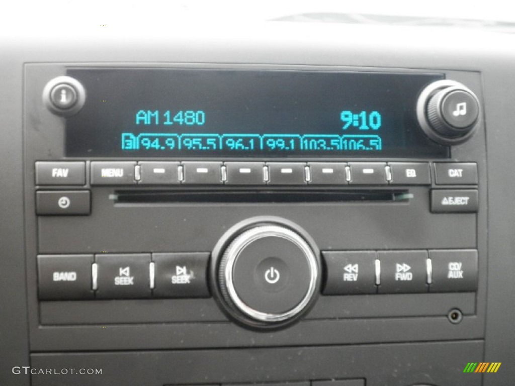 2012 Chevrolet Silverado 3500HD WT Extended Cab 4x4 Audio System Photo #82031425