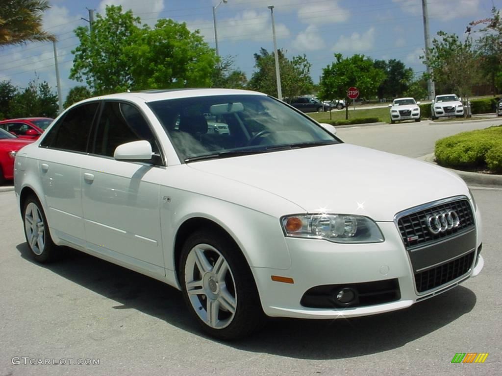 2008 A4 2.0T Special Edition Sedan - Ibis White / Black photo #7