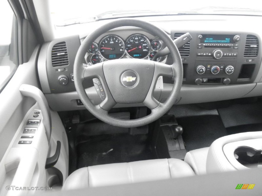 2012 Chevrolet Silverado 3500HD WT Extended Cab 4x4 Dark Titanium Dashboard Photo #82031537